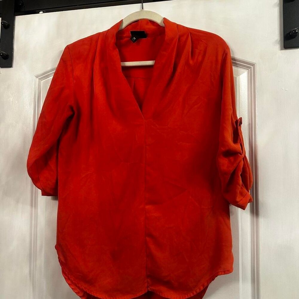Mossimo Women's Orange and Red Blouse